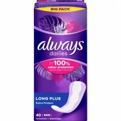 Always® Slipeinlagen Extra Protect Long Plus Big Pack 40ST