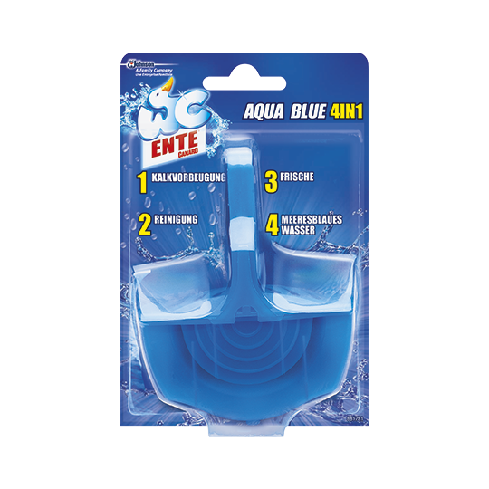 WC Ente Aqua Blue 4in1 Duftspüler 1 WC Ente Aqua Blue 4in1 Duftspüler