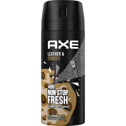 Axe Bodyspray Leather & Cookies 150ML 1 Axe Bodyspray Leather & Cookies 150ML