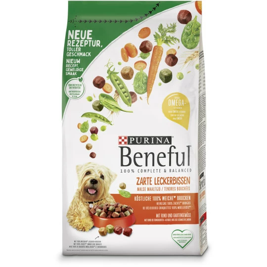 Purina Beneful Zarte Leckerbissen Mit Rind Und Gartengemüse 1,4KG 1 Purina Beneful Zarte Leckerbissen Mit Rind Und Gartengemüse 1,4KG