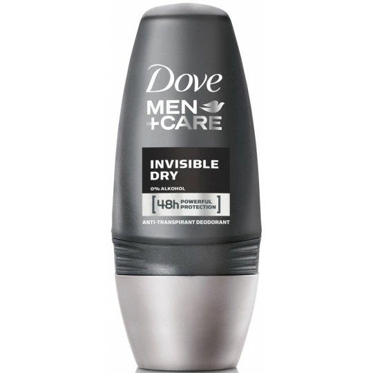 DOVE Men + Care Deodorant Roll-On Invisible Dry 50 Ml 1 DOVE Men + Care Deodorant Roll-On Invisible Dry 50 Ml