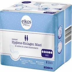 Elkos Hygiene-Einlagen Maxi 8ST