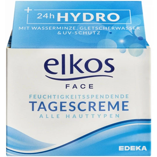 Elkos FACE Feuchtikeitspendende Tagescreme 50ML 1 Elkos FACE Feuchtikeitspendende Tagescreme 50ML
