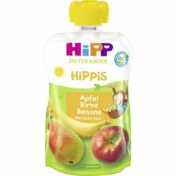 Bio Hippis Apfel-Birne-Banane 100G