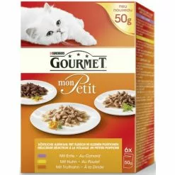 Purina Gourmet Mon Petit Multipack Geflügel 6x 50G