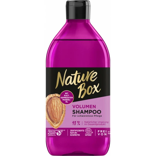 Nature Box Volumen Shampoo Mandelöl 385ML 1 Nature Box Volumen Shampoo Mandelöl 385ML
