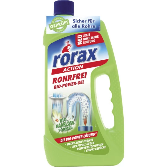 Rorax Rohrfrei Bio Power Gel 1L 1 Rorax Rohrfrei Bio Power Gel 1L