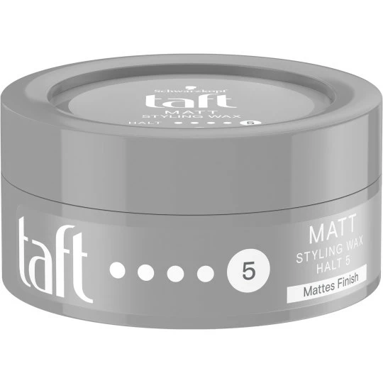 Schwarzkopf Taft Matt Styling Wax Halt 5 75ML 1 Schwarzkopf Taft Matt Styling Wax Halt 5 75ML