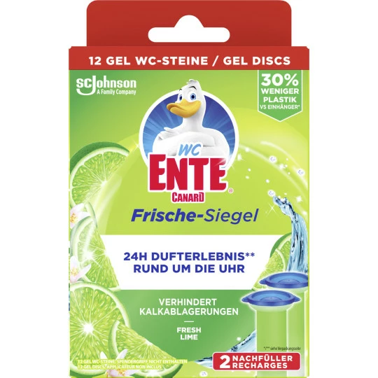 WC Ente Frische Siegel Fresh Lime Nachfüller 72ML 1 WC Ente Frische Siegel Fresh Lime Nachfüller 72ML